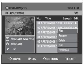 SAMSUNG DVD-R129 - Using the MENU button - 3