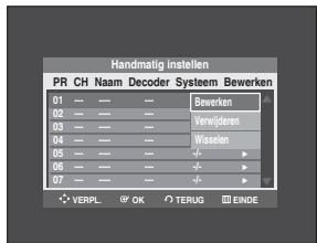 SAMSUNG DVD-R129 - Zenders handmatig instellen - 5