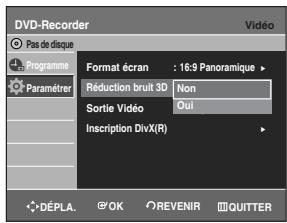 SAMSUNG DVD-R129 - Réduction bruit 3D (réduction du bruit adaptée au mouvement) - 1