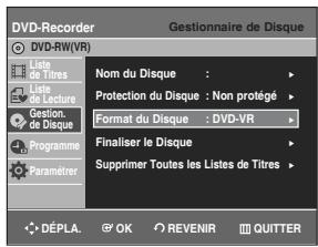 SAMSUNG DVD-R129 - Formater un disque - 4