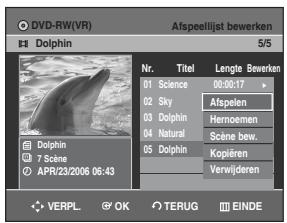 SAMSUNG DVD-R129 - Met de MENU toets - 1