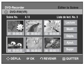 SAMSUNG DVD-R129 - Ajouter une scène - 5