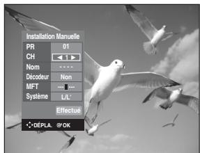 SAMSUNG DVD-R129 - Pré-réglage des canaux avec la fonction de réglage manuel - 6