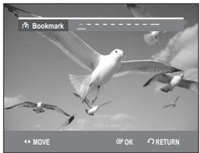 SAMSUNG DVD-R129 - Press the MARKER button during playback. - 1