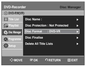 SAMSUNG DVD-R129 - Formatting a Disc - 4