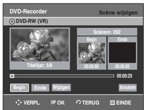 SAMSUNG DVD-R129 - Scène bewerken (vervangen) - 3