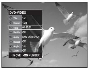 SAMSUNG DVD-R129 - Moving to a scene directly using the ANYKEY - 4