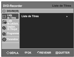 SAMSUNG DVD-R129 - Navigation dans le menu à l'écran - 2