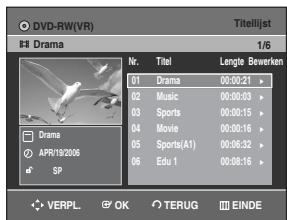 SAMSUNG DVD-R129 - Met de MENU toets - 1