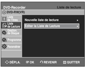 SAMSUNG DVD-R129 - Utilisation de la touche MENU - 1
