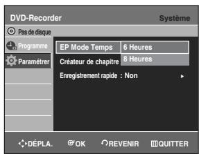 SAMSUNG DVD-R129 - Réglage de l'heure en mode EP - 4