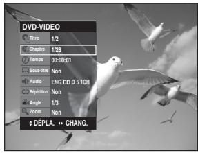 SAMSUNG DVD-R129 - Utilisation de la touche ANYKEY - 1
