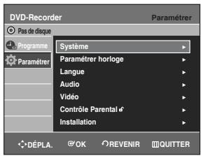 SAMSUNG DVD-R129 - Configuration des options d'affichage (vidéo) - 2