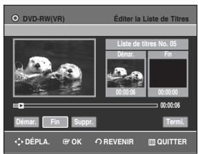 SAMSUNG DVD-R129 - Appuyez sur la touche OK au point de démarrage. - 1