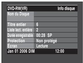 SAMSUNG DVD-R129 - Utilisation de la touche TITLE LIST - 5