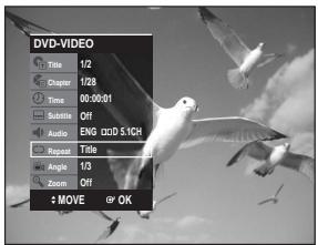 SAMSUNG DVD-R129 - Using the REPEAT button - 4