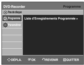 SAMSUNG DVD-R129 - Navigation dans le menu à l'écran - 1