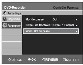 SAMSUNG DVD-R129 - Si vous avez oublié votre code secret - 3
