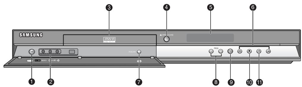 SAMSUNG DVD-R129 - Voorpaneel (DVD-R129) - 1