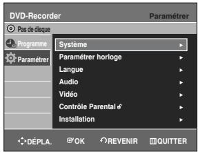 SAMSUNG DVD-R129 - Configuration des options sortie vidéo - 2
