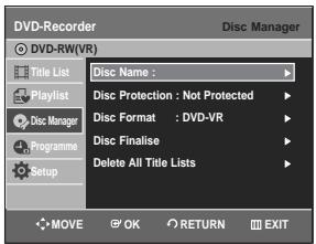 SAMSUNG DVD-R129 - Finalising a disc - 4