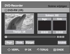 SAMSUNG DVD-R129 - Scène bewerken (vervangen) - 2