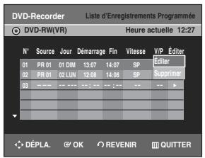 SAMSUNG DVD-R129 - Utilisation du bouton MENU. - 1