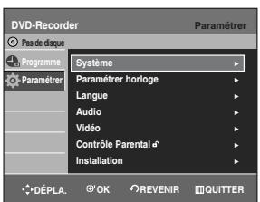 SAMSUNG DVD-R129 - Réglage de l'horloge - 2