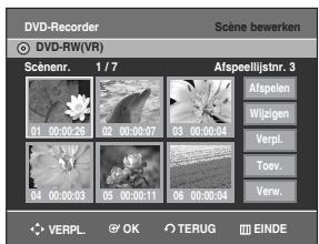 SAMSUNG DVD-R129 - Druk op de ▲▼ toetsen om Scène bew. te selecteren en druk verwolgens op de OK toets. - 2