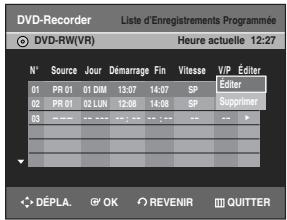 SAMSUNG DVD-R129 - Utilisation du bouton MENU. - 1
