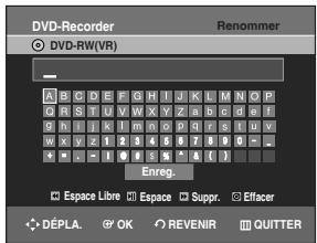 SAMSUNG DVD-R129 - Éditeur le nom d'un disque - 5
