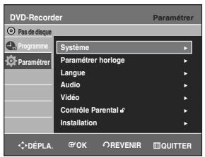 SAMSUNG DVD-R129 - Réglage de l'heure en mode EP - 2