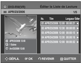 SAMSUNG DVD-R129 - Appuyez sur le bout PLAY LIST, appareil en mode arrêt. - 1