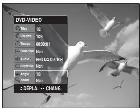 SAMSUNG DVD-R129 - Changer l'angle de la caméra - 3
