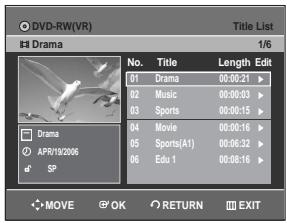 SAMSUNG DVD-R129 - Using the MENU button - 1