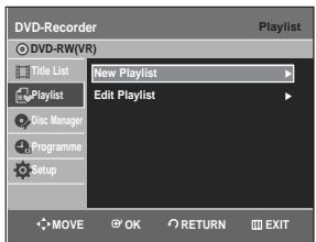 SAMSUNG DVD-R129 - Creating a Playlist - 2