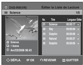 SAMSUNG DVD-R129 - Appuyez sur le bouton PLAY LIST, appareil en mode arrêt. - 1