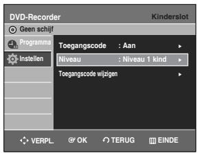 SAMSUNG DVD-R129 - Het classificationiveau - 1