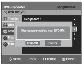 SAMSUNG DVD-R129 - Schijfindelingen en formatteren - 2