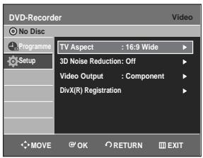 SAMSUNG DVD-R129 - Setting up the Display(Video) Options - 3