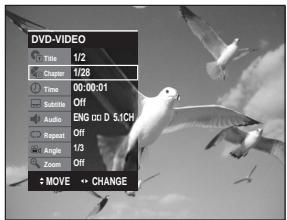 SAMSUNG DVD-R129 - Moving to a scene directly using the ANYKEY - 1
