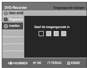 SAMSUNG DVD-R129 - De toegangscode - 2