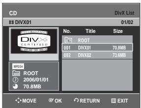 SAMSUNG DVD-R129 - Playing a MPEG4 - 4