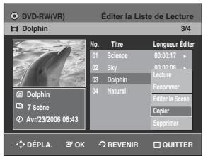 SAMSUNG DVD-R129 - Utilisation de la touche PLAY LIST - 3