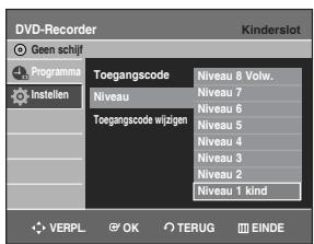 SAMSUNG DVD-R129 - Het classificationiveau - 2