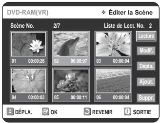 SAMSUNG DVD-VR320P - Modification (replacement) d'une scène - 1