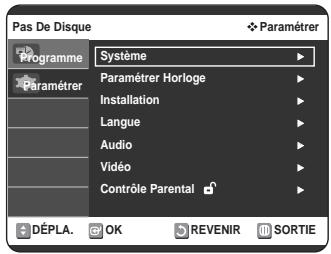 SAMSUNG DVD-VR320P - Configuration du contrôle parental - 2
