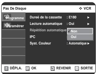 SAMSUNG DVD-VR320P - Répétition automatique - 1