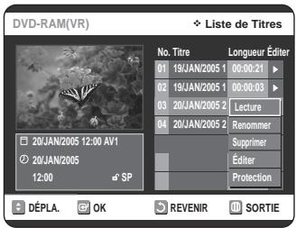 SAMSUNG DVD-VR320P - Avec la touche MENU - 3