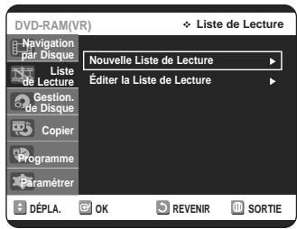 SAMSUNG DVD-VR320P - Création d'une Liste de Lecture - 3